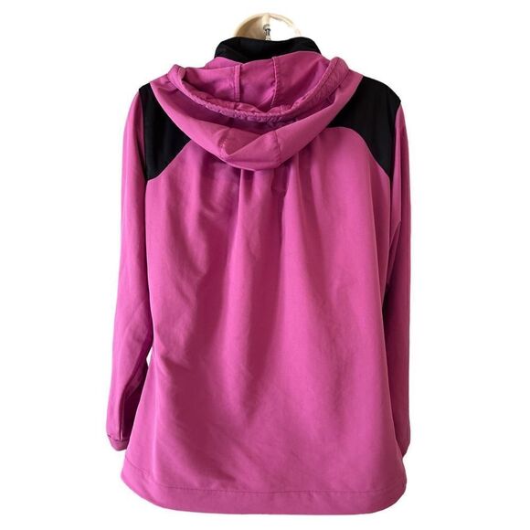 Women’s Y2K Vintage Nike Full Zip Jacket - Magenta Size Large - Picture 3 of 9